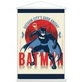 DC Comics Batman - Gotham City s Dark Knight Wall Poster with Wooden Magnetic Frame 22.375 x 34