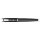 Parker Im Premium Roller Ball Pen Stick Fine 0.7 Mm Black Ink Black/chrome Barrel | Bundle of 5 Each