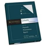 Southworth P554CK Laser Inkjet Fine Art Paper - 55% Recycled Letter - 8 1/2 x 11 - 24 lb Basis Weight - Linen - 100 / Box - White