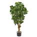 Nearly Natural 3 Panda Ficus Artificial Tree Green