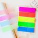 1pcs DIY Creative Cute Fluorescence Kawaii Colored Memo Pad Sticky Paper Post Note School Office Supplies Stationery