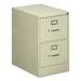 Alera 25474 18.25 in. x 25 in. x 29 in. 2-Drawer Economy Vertical Legal File Cabinet - Putty