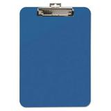 Mobile OPS Unbreakable Recycled Clipboard 0.25 Clip Capacity Holds 8.5 x 11 Sheets Blue Each