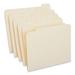 Universal Double-Ply Top Tab Manila File Folders 1/5-Cut Tabs: Assorted Letter Size 0.75 Expansion Manila 100/Box