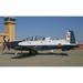 A Royal Moroccan Air Force T-6 Texan II at the Marrakech Air Show in Morocco Poster Print (18 x 11)