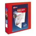 Avery Heavy-Duty View Binder with Durahinge and One Touch Ezd Rings 3 Rings 2 Capacity 11 x 8.5 Red