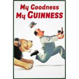 My Goodness My Guinness Vintage Ad Laminated Poster (36 x 24)