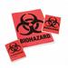 Brady Biohazard Label 4 inx2 7/8 in Paper PK40 1127LS