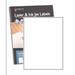 Maco White All-Purpose Labels 8 1/2 x 11 100/Box - 3 Boxes of 100 (Total of 300 Labels)