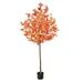 6 Artificial Maple Artificial Tree in Natural Plastic Pot by Nearly Natural