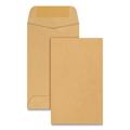 Kraft Coin and Small Parts Envelope #3 Round Flap Gummed Closure 2.5 x 4.25 Brown Kraft 500/Box | Bundle of 2 Boxes