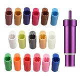 Vistreck 17PCS Pen Adapter and 1PC Hosing Set Marker Holder Replacement for Sharpie / / / Sakura / Pilot / Pentel / Paper Mate / Mitsubishi uni-Ball Compatible with Cricut Explore Air 3/Air 2/Air/M