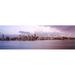 Panoramic Images PPI120829L San Francisco city skyline at sunrise viewed from Treasure Island side San Francisco Bay California USA Poster Print by Panoramic Images - 36 x 12