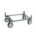 Nexel Industries WDB3618P 36 x 18 in. Chrome Dolly Base with 5 x 1.25 in. Pneumatic Casters Gray