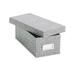 Oxford-1PK Reinforced Board Card File Lift-Off Cover Holds 1 200 3 X 5 Cards 5.13 X 11 X 3.63 Black/White