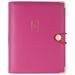 Simplified System by Emily Ley for AT-A-GLANCE Organizer Cover 7 Ring Fuchsia Desk Size 5 1/2 x 8 1/2