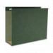 Business Source Hanging Box Bottom File Folder - 25 per box Legal - 3 Expansion - Standard Green