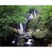 Posterazzi Torc Waterfall Killarney Co Kerry Ireland Poster Print by The Irish Image Collection - 16 x 12