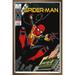 Marvel Spider-Man: No Way Home - Swinging Comic 16.5 x 24.25 Framed Poster by Trends International