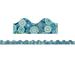 Blue Harmony Mandala Scalloped Deco Trim 37 Feet | Bundle of 10 Packs