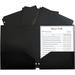 C-Line 2-pocket Heavyweight Poly Portfolio Pocket - 11.4 Length - 100 mil Thickness - For Letter 8 1/2 x 11 Sheet - 3 x Holes - Ring Binder - Recta | Bundle of 2 Boxes