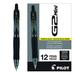 Pilot G2 Mini Pens Fine Point 0.7 mm Black Barrel Black Ink Pack Of 12 Pens