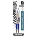 Zebra Pen F-301 Ballpoint Stainless Steel Retractable Pen 0.7 mm Blue 2 Pack