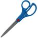 Sparco 7 Kids Straight Scissors - 7 Overall Length - Straight - Stainless Steel - Pointed Tip - Blue - 1 Each | Bundle of 5