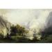 View of Rocky Mountains Albert Bierstadt (1830-1902 American) White House Washington D.C. USA Poster Print (18 x 24)