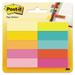 Post-it Page Flag Markers Assorted Bright Colors 50 Sheets Per Pad 10 Pads Per Pack