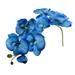 28 Inch Artificial Phalaenopsis Flowers Branches Real Touch (Not Silk) Orchids Flowers for Home Office Wedding Decoration