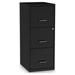 Soho Vertical File Cabinet 3 Drawers: File/File/File Letter Black 14 x 18 x 34.9