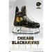NHL Chicago Blackhawks - Drip Skate 21 Wall Poster 22.375 x 34