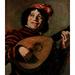 The Jolly Mandolinist History of Painting 1912 Poster Print by Frans Hals (18 x 24)
