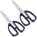 Multipurpose Scissors Right/Left Handed Scissors Ultra Sharp Blade Shears Comfort-Grip Handles Sturdy Sharp Stainless Steel Scissors for Office Home School Sewing Fabric Craft Supplies 7.28 2-Pack