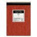 Gold Fibre Retro Wirebound Writing Pads Wide/legal Rule Red Cover 70 Antique Ivory 8.5 X 11.75 Sheets | Bundle of 5 Each