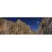 Panoramic Images PPI56552L Man climbing up a mountain Grand Teton Grand Teton National Park Wyoming USA Poster Print by Panoramic Images - 36 x 12