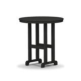 Trex Outdoor Monterey Bay Round 36" Counter Table Plastic in Black | 37 H x 35.13 W x 35.13 D in | Wayfair TXRRT236CB