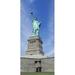 Low angle view of a statue Statue Of Liberty Liberty Island Upper New York Bay New York City New York State USA Poster Print (15 x 7)