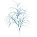 Vickerman 34 Turquoise Glitter Grass Artificial Christmas Spray. Includes 6 sprays per pack..