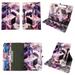 Purple Marble tablet case 8 inch for HP Stream 8 8inch android tablet cases 360 rotating slim folio stand protector pu leather cover travel e-reader cash slots