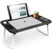 unbranded-Nestl Adjustable Laptop Bed Tray Table - Portable Lap Desk with Foldable Legs - Space Saving LapdeskSmall