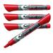 Quartet EnduraGlide Dry-Erase Markers Chisel Tip Red 12 Pack