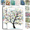 iPad 9.7 5th 6th Gen Air 1st 2nd Generation [iPad 5 6 Air 1 2] A1893 A1822 A1566 A1474 MH2V2LL/A MRM52LL/A MP242LL/A TPU Ultra Slim Printed Flip Case with Corner Protection - Tree & Nest