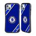 Head Case Designs Officially Licensed Chelsea Football Club Crest Stripes Hybrid Case Compatible with Apple iPhone 14 Plus