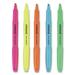 Universal UNV08850 Chisel Tip Assorted Ink/Barrel Pocket Highlighters (5/Set)