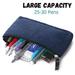 Mr. Pen- Pencil Case Pencil Pouch 3 Pack Blue Felt Fabric Pencil Case Pen Bag Pencil Pouch Small Pen Case School Supplies Pencil Case Pencil Bags Pen Pouch Pencil Pouches with Zipper