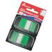 2PK AbilityOne 7510013152020 SKILCRAFT Page Flags 1 x 1.75 Green 50 Flags/Dispenser 2 Dispensers/Pack100/Pack