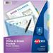 Avery Write and Erase Pocket Dividers 8-Tab Set (16177)