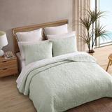 Tommy Bahama Home Costa Sera Standard Cotton Reversible Quilt Polyester/Polyfill/Cotton in Green | Twin Quilt | Wayfair USHSGR1209103